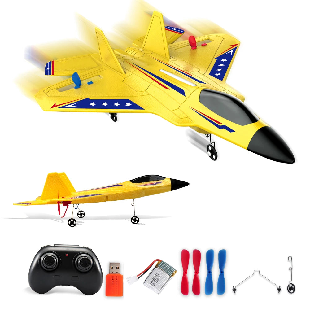 Experience Thrilling Adventures with the SU35 RC Plane FX620 FX820 - 2.4G Remote Control Glider with LED Lights for Kids and Enthusiasts!